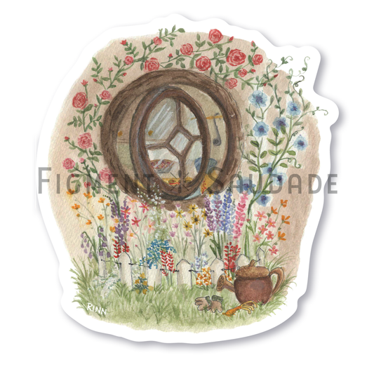Mr. Mole's Window - Vinyl Sticker